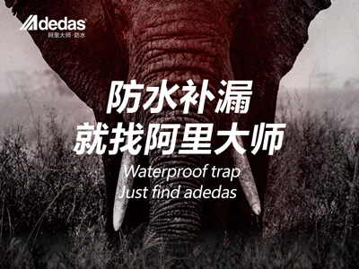 ADEDAS|“阿里大師，大師補漏”——阿里防水品牌名片